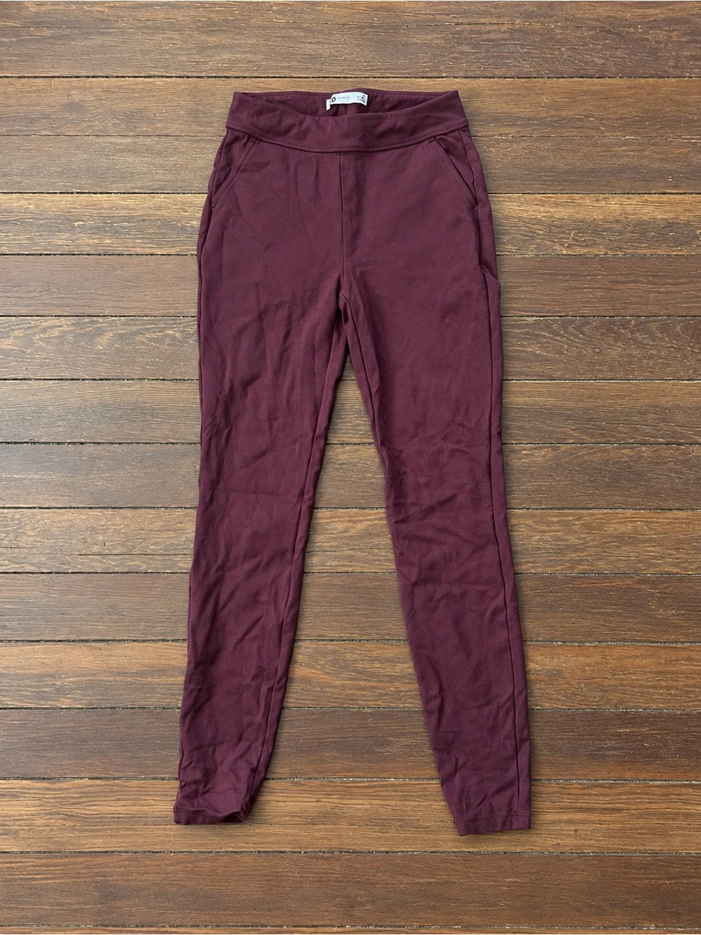 SO Burgundy Skinny Knit Pants